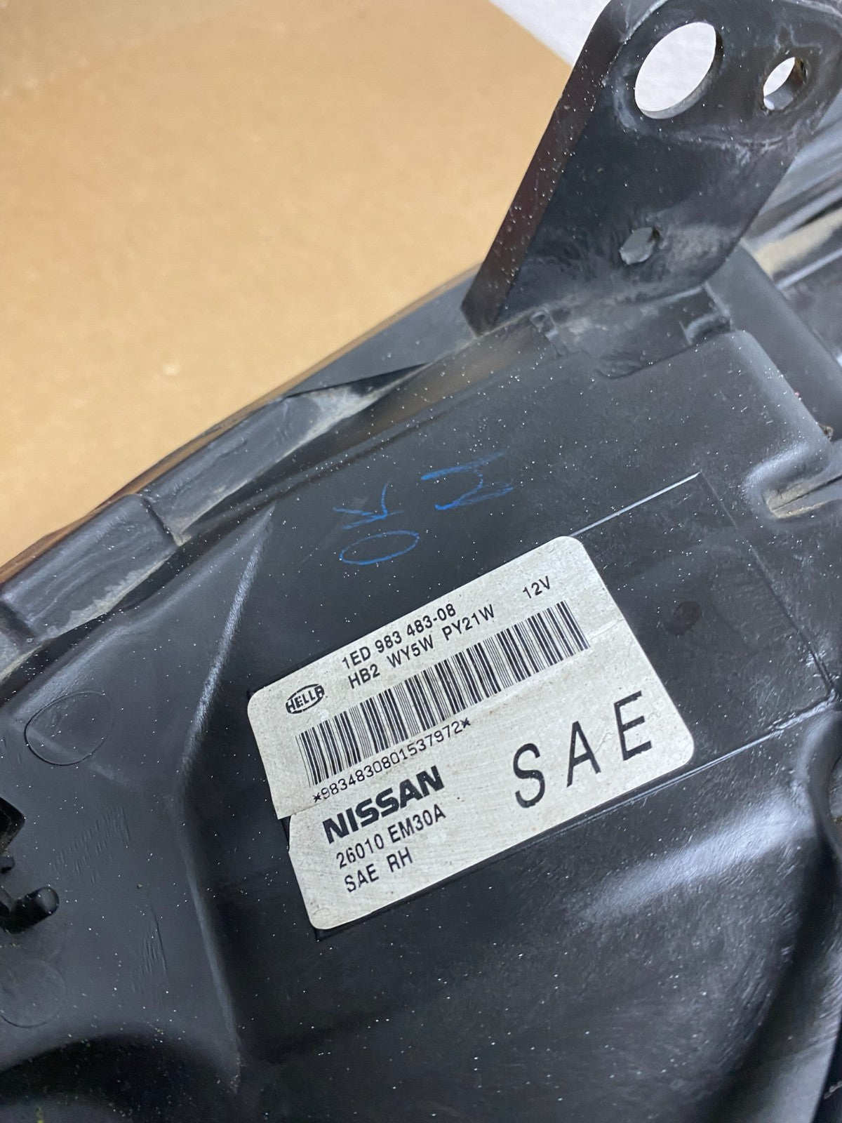 2008 to 2012 Nissan Versa Headlight Right Passenger Rh Side AC3420 DW10