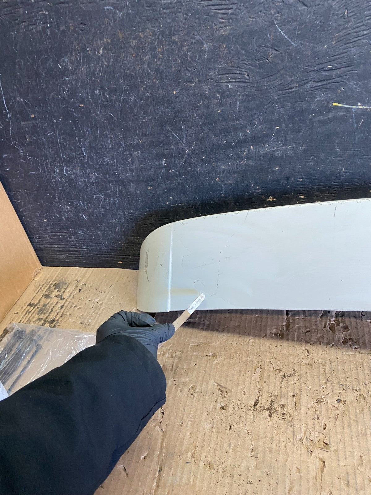 2007 to 2009 AUDI Q7 Rear Tailgate Spoiler W/ 3RD Third Brake Light OEM x0002 DG5
