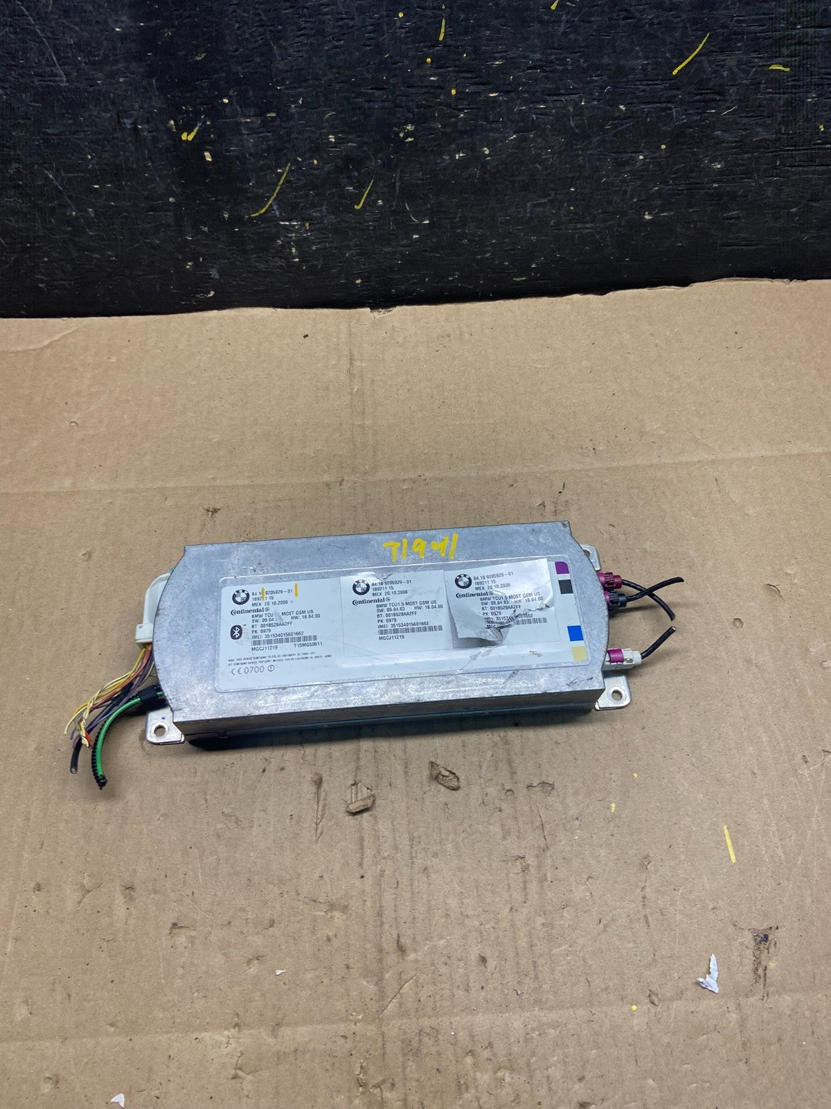 2007 to 2011 Bmw Bluetooth  Control Module Computer Telematics OEM t1941 DG0