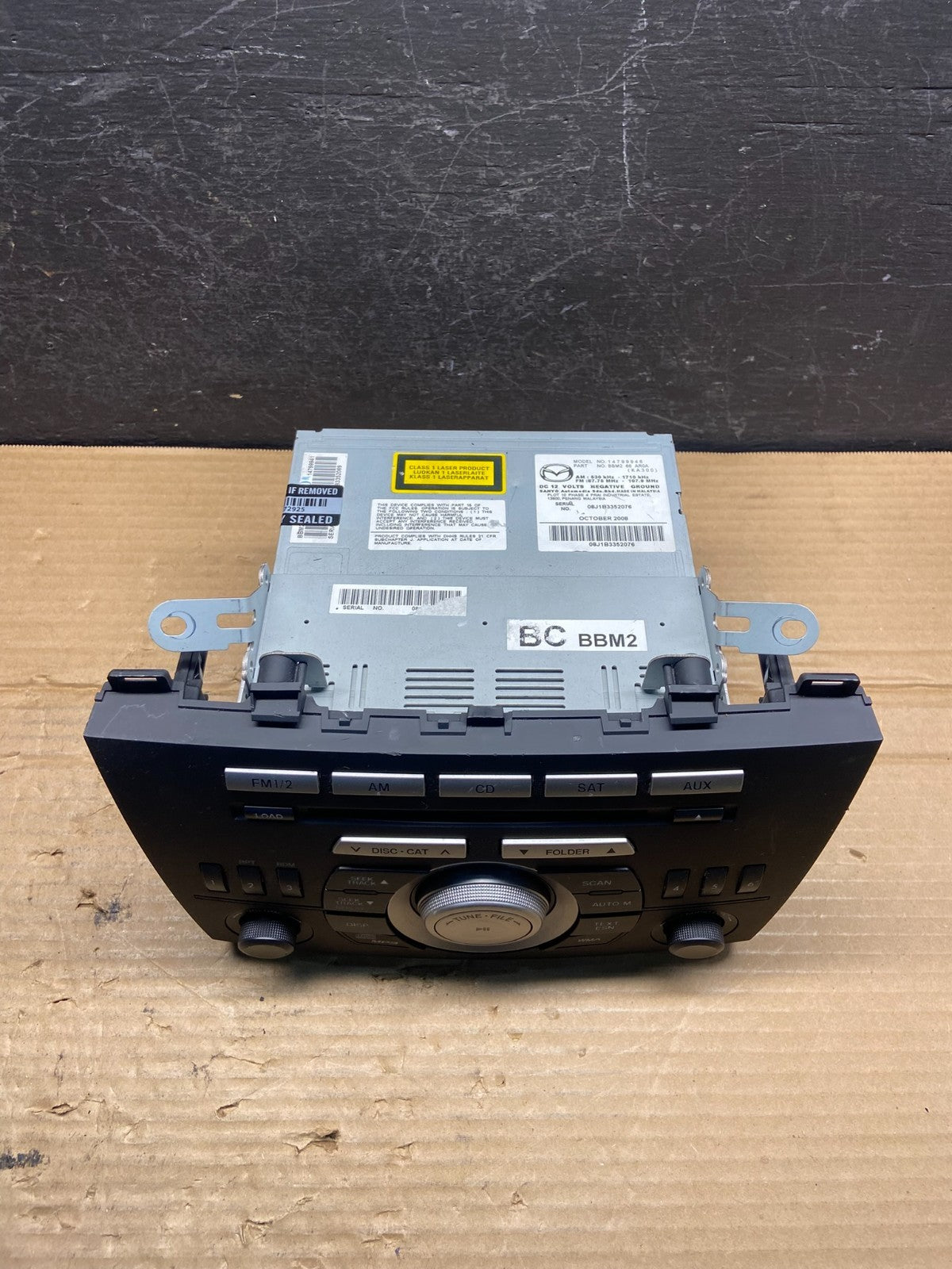 2010 2011 Mazda 3 Radio Stereo CD MP3 Player Control ae4541 DG3