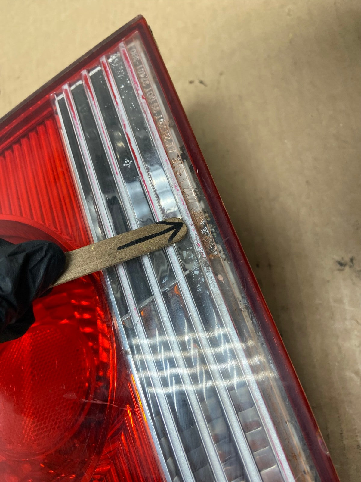 2002 to 2005 Hyundai Sonata Left Driver Lh Side Tail Light AH4061 LK5