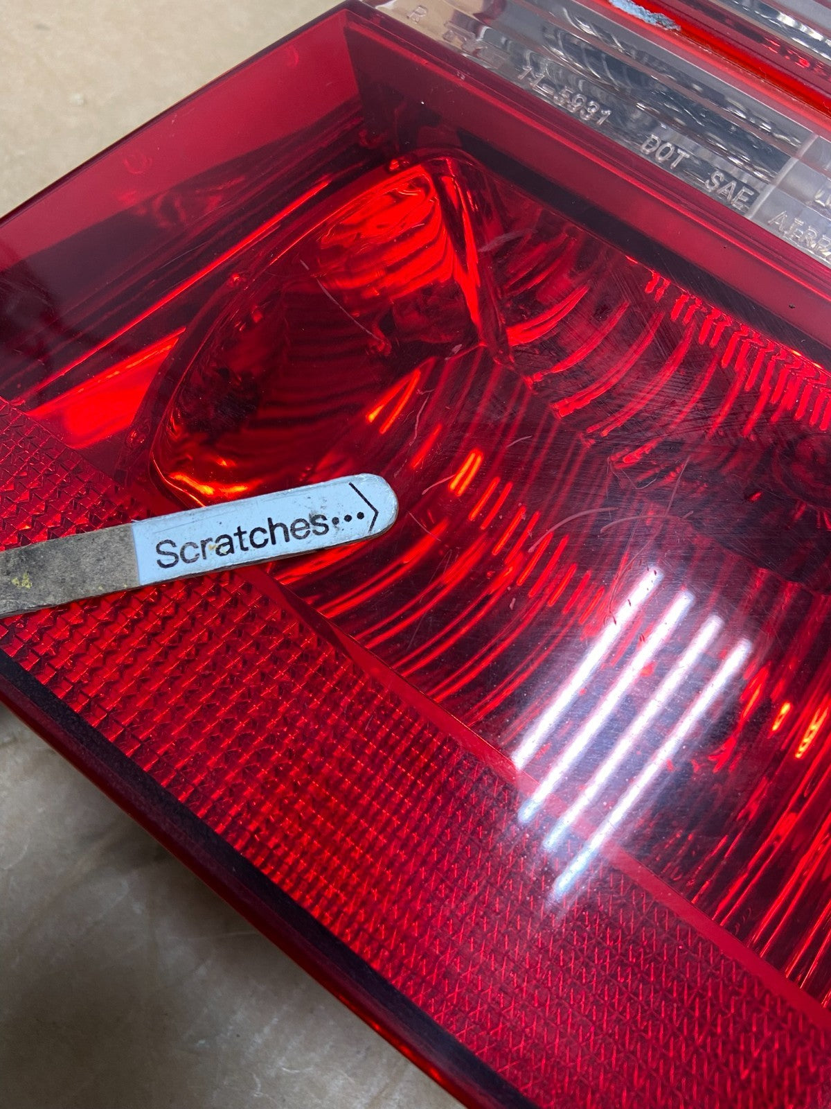 2001 2002 2003 Toyota Highlander Right Passenger RH Tail Light TYC AD6058 DW3