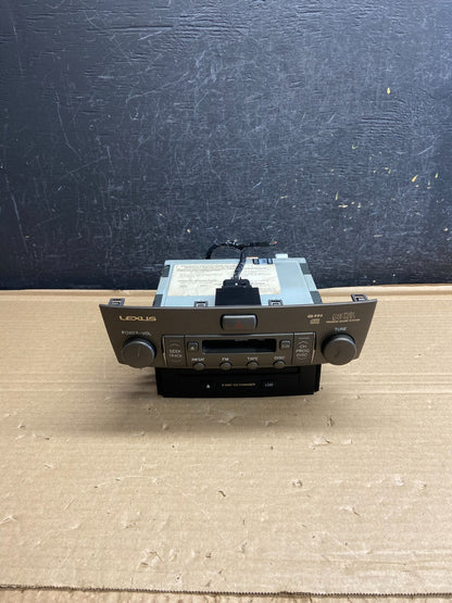 2004 - 2006 Lexus LS430 In Dash 6 Disc CD Cassette Player Radio AG0415 DG0