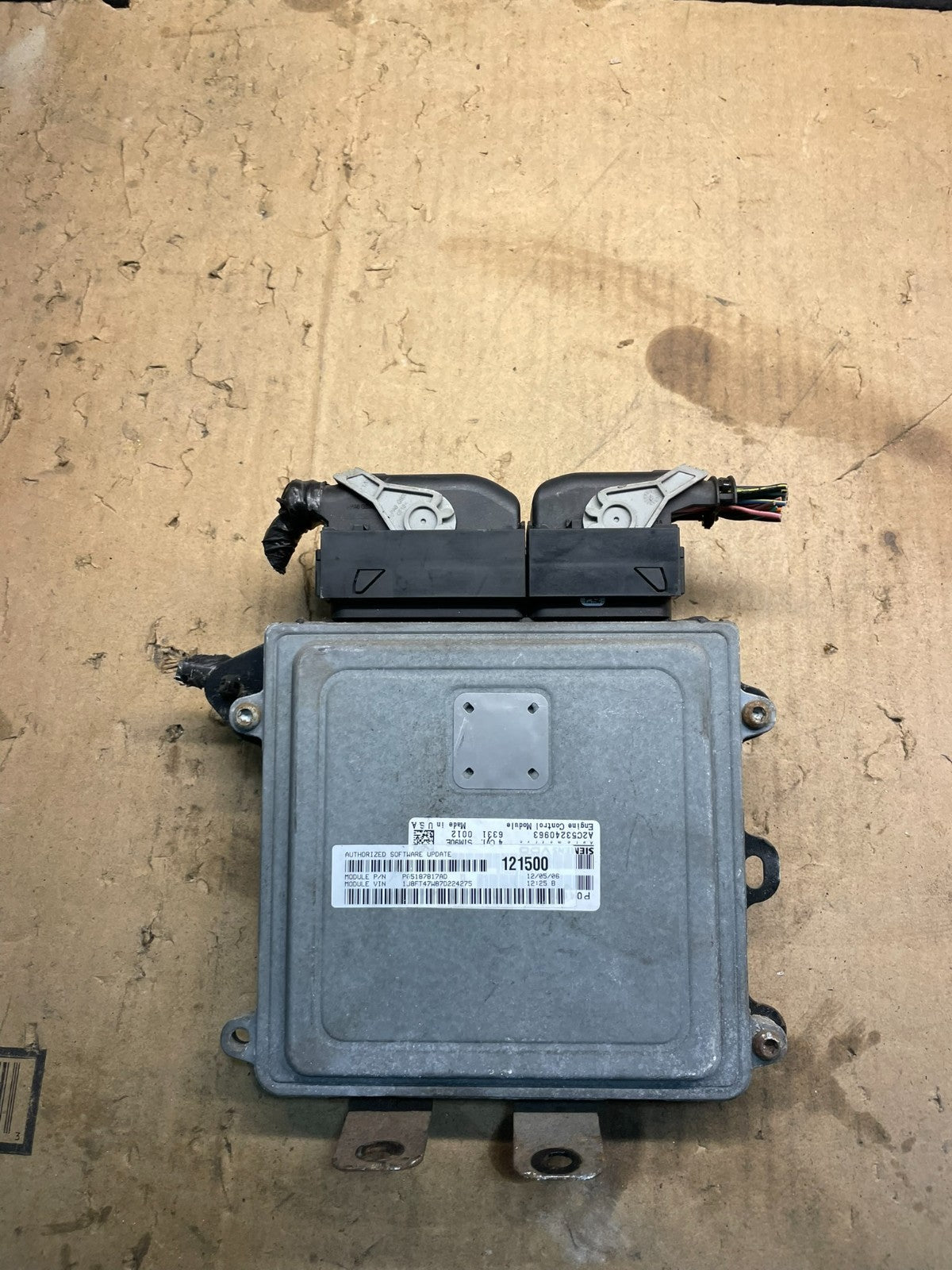 2007 Jeep Compass Patriot 2.4L PCM ECM ECU Engine Computer Module W7371 DG0
