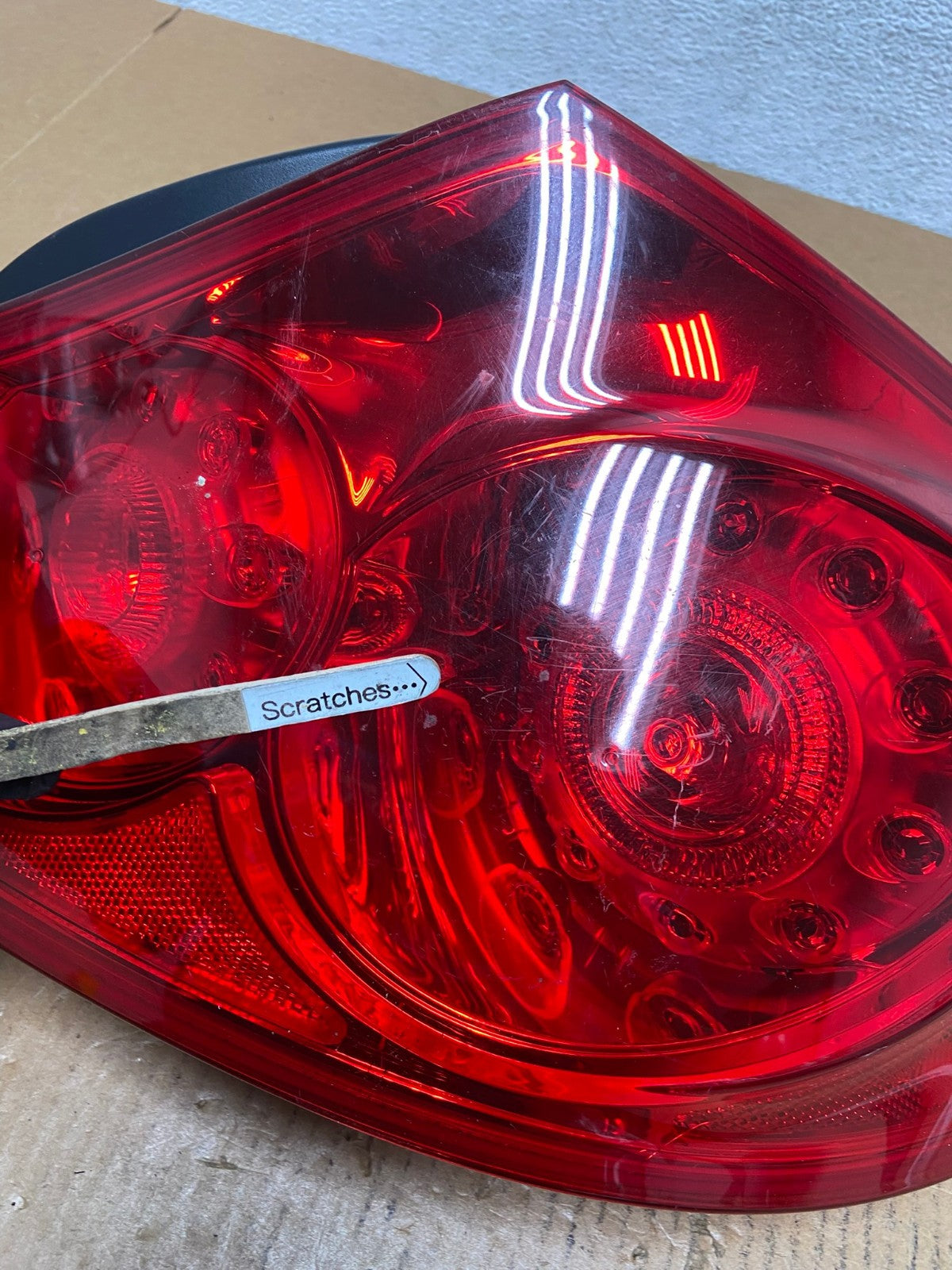 2007 to 2013 Infiniti G35 G37 Sedan Right Passenger Rh Tail Light AE1253 LK3