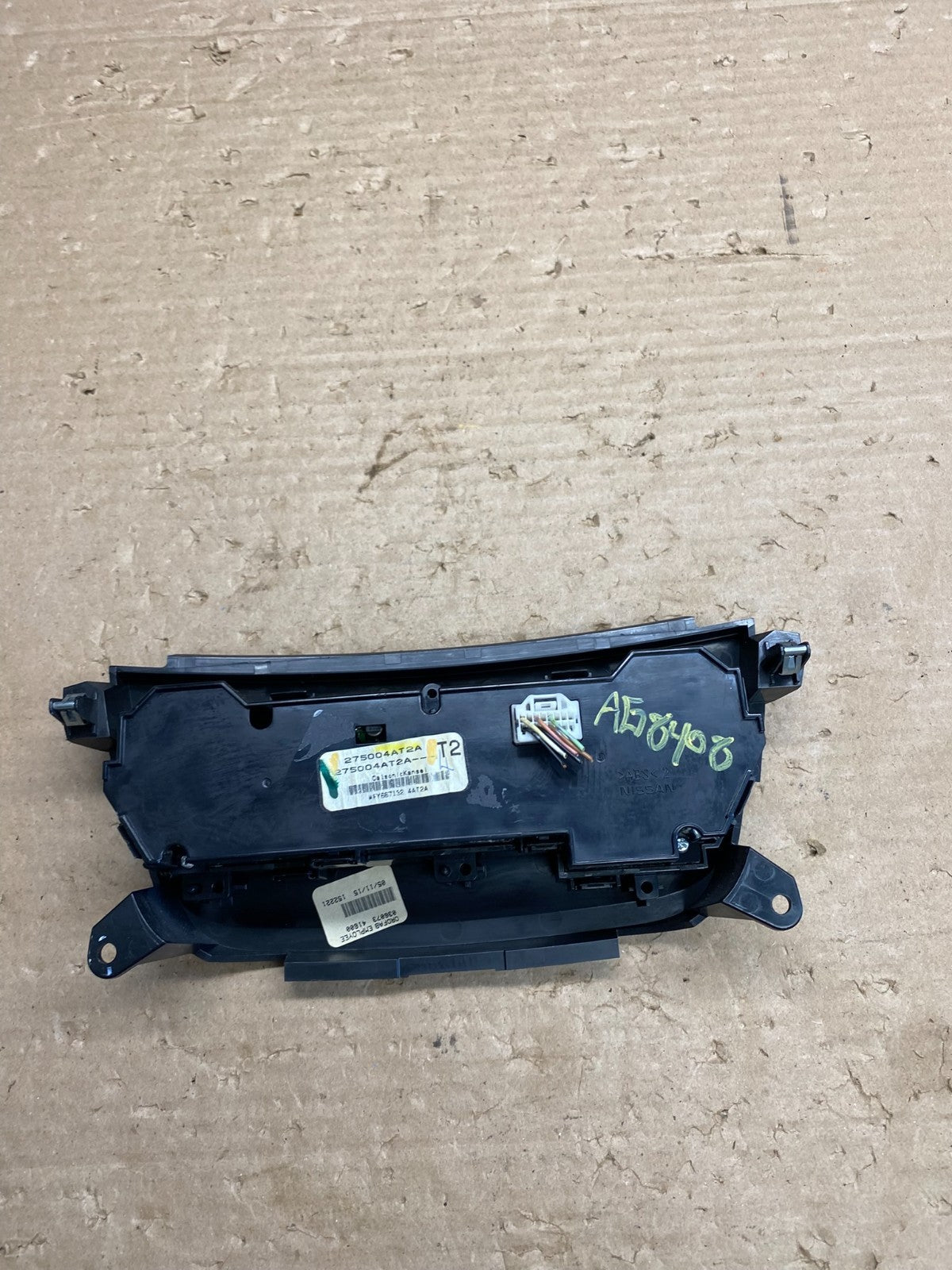 2015-2017 Nissan Sentra Climate Control Unit Heater Ac Temperature AG8408 DG3
