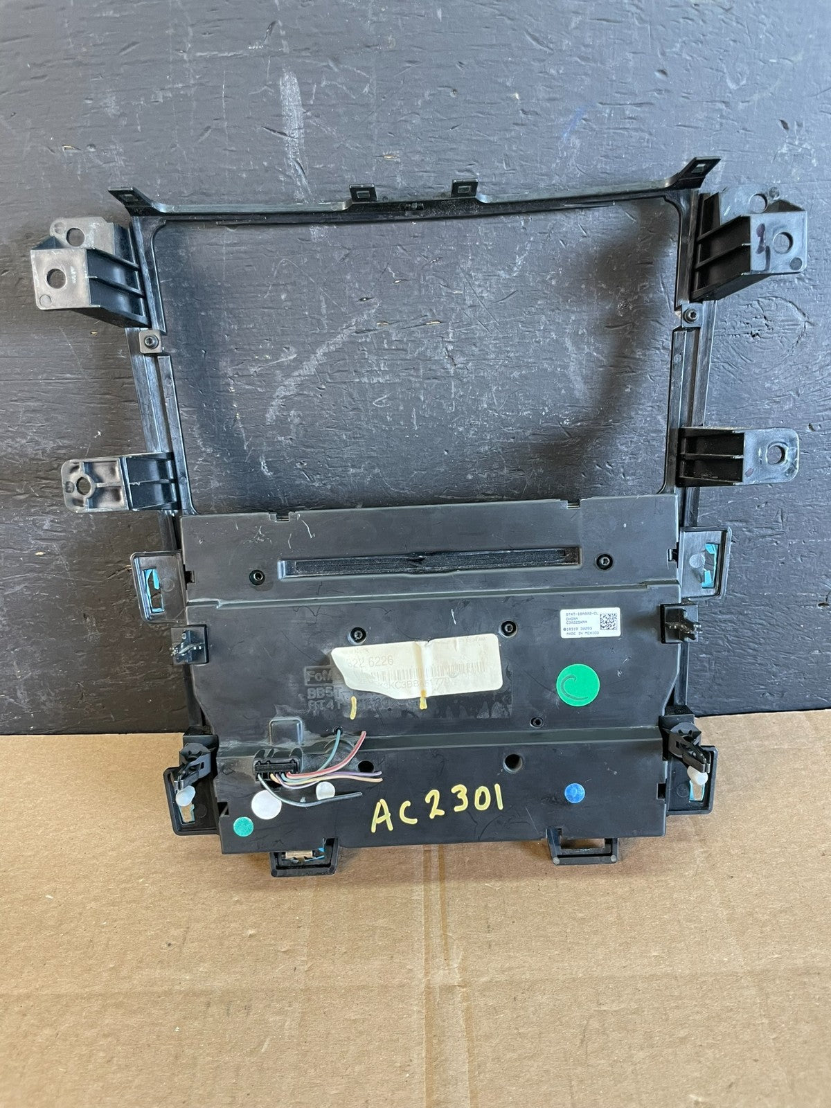 2011-2014 Ford Edge Heater Climate Control Sony Radio CD Control Dash AC2301 DG5