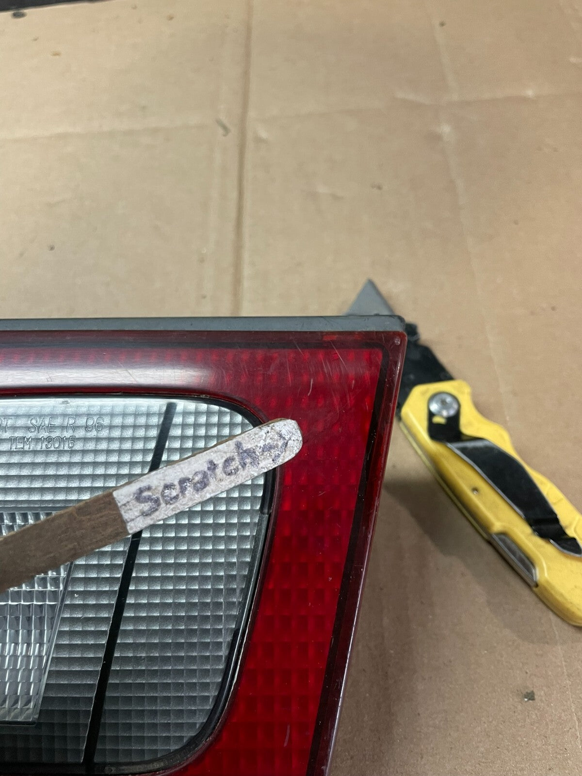 1995 to 1997 Nissan Sentra Tail Panel Rear Center Panel OEM 26540-F4304 M90085