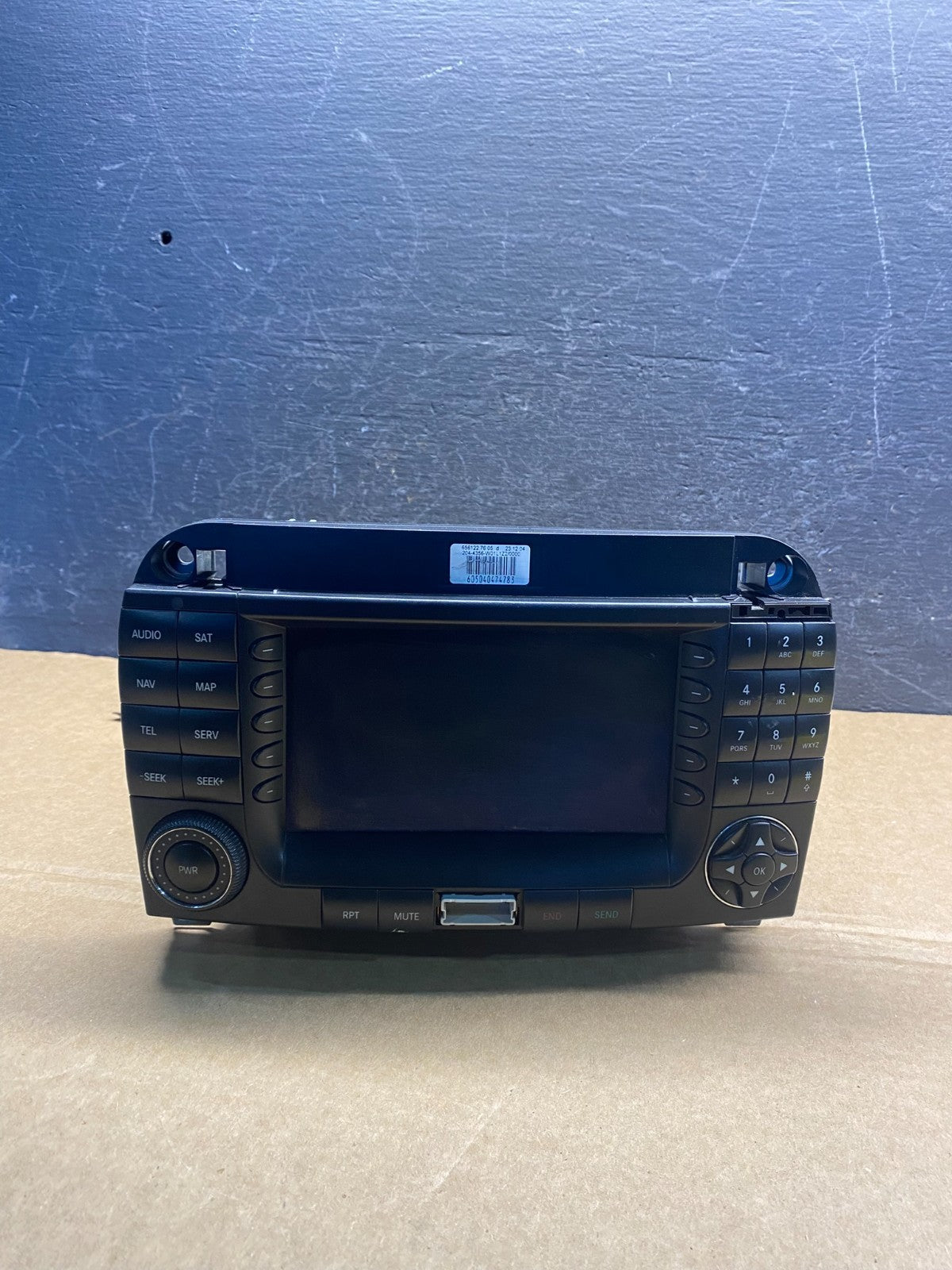 2004 2005 2006 Mercedes S430 S500 Radio Navigation Screen Display AF7861 DG0