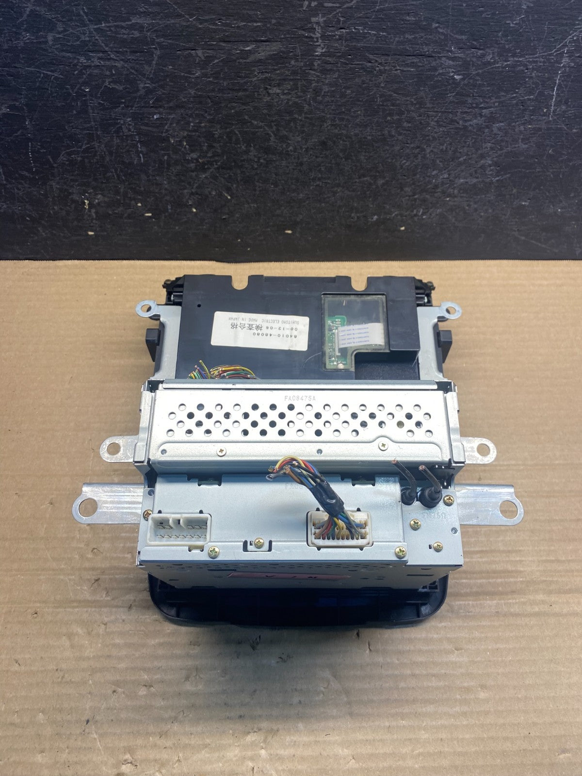 2001 to 2007 Toyota Highlander Climate Control Heater Radio Bezel AF3876 DW5