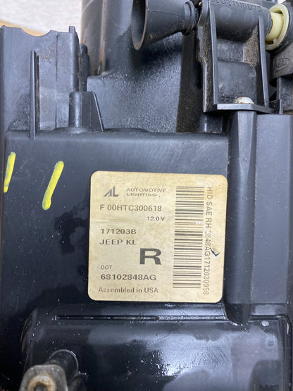 Xenon 2014-2017 Jeep Cherokee Right Passenger RH Side Lower Headlight AG3358 DW10