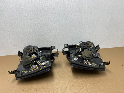 2007-2013 Chevrolet Suburban Tahoe Left+Right Set LED Black Headlights AC5796 DG14
