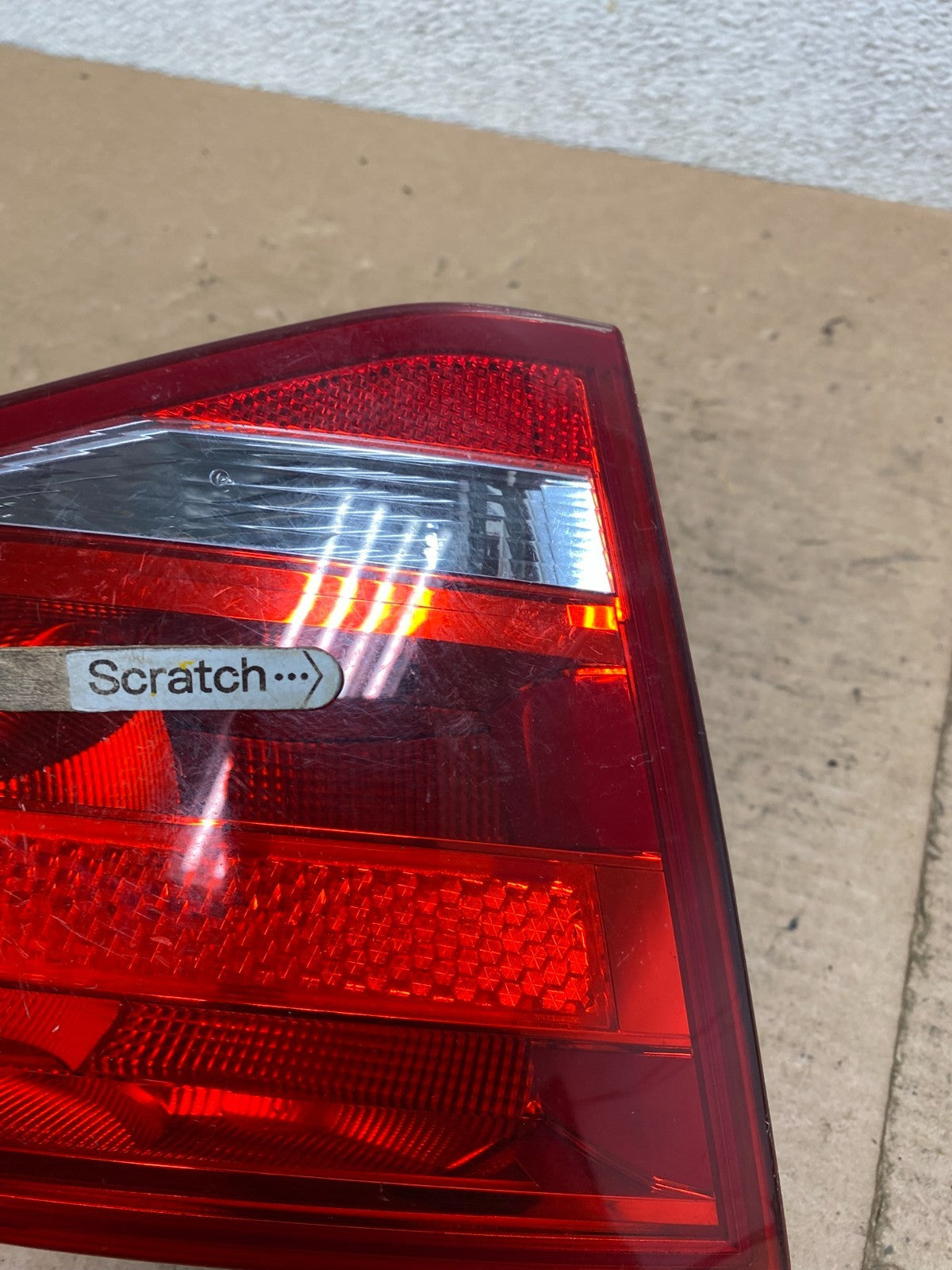 2009 2010 2011 2012 Audi A4 Sedan Left Driver Side Inner Tail Light Oem P4225 DW5