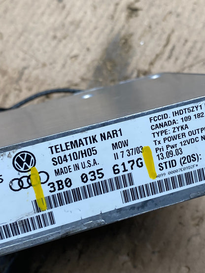 2004 2005 Audi Volkswagen Control Module Computer Telematics OEM Q9223 DG6