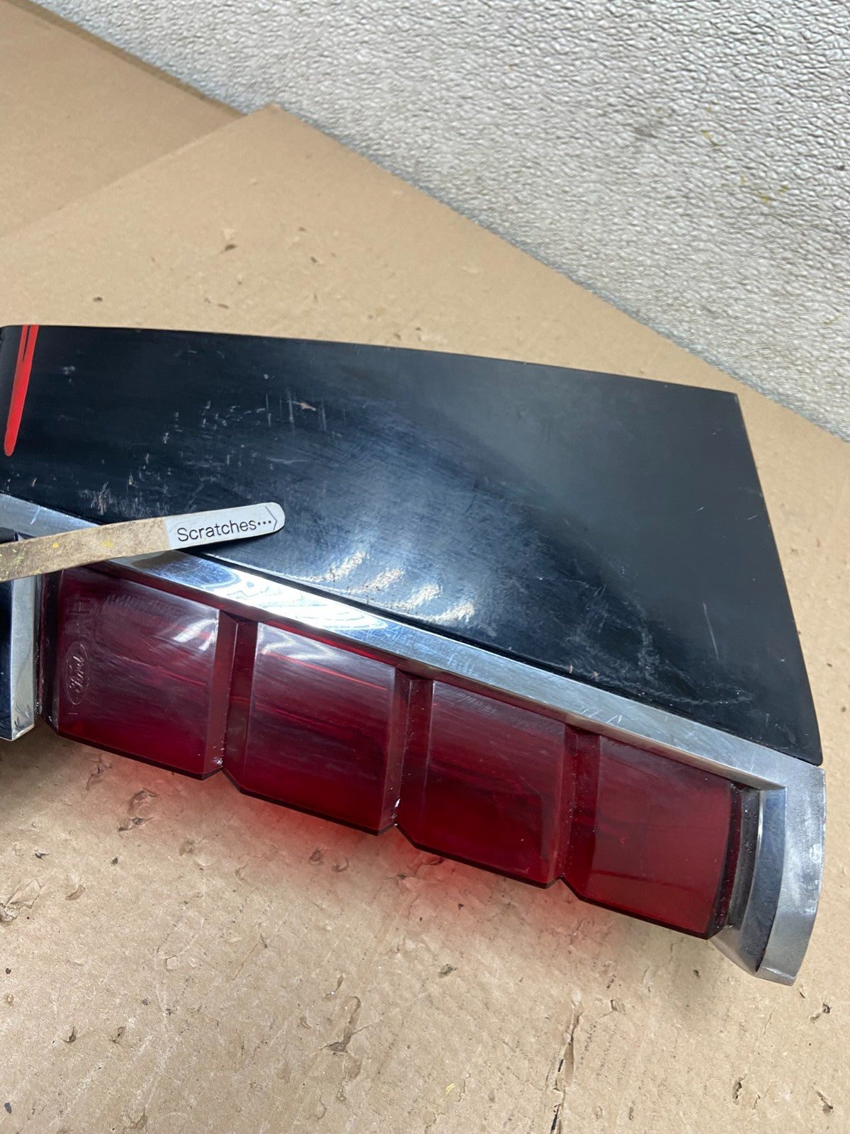 1980 to 1983 Lincoln Mark VI Right Passenger RH Side Tail Light OEM AB2512 DW3