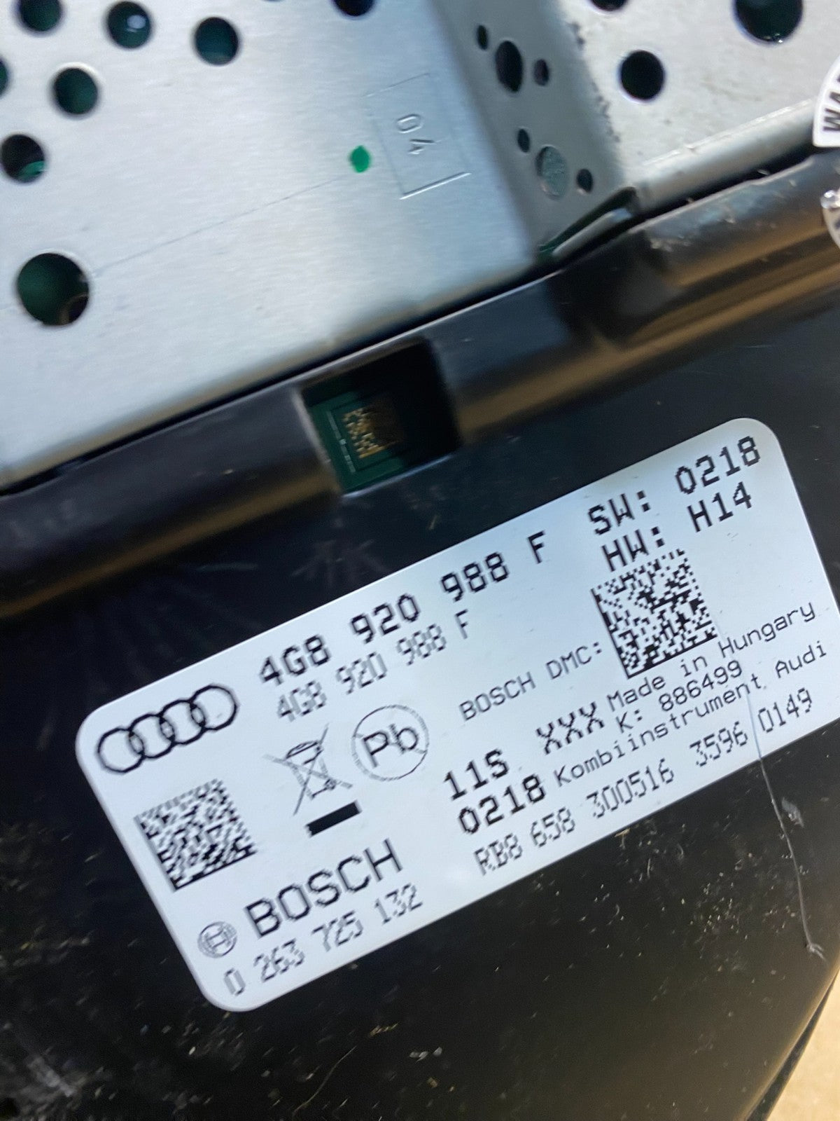 2017 - 2018 Audi A6 A7 Speedometer Cluster Gauge  W4079 DG6