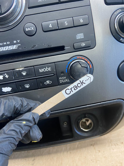 2008 to 2012 Nissan Armada Bose Radio CD Player A/C Climate Control OE ah5372 DG3