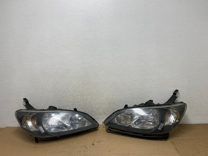2004 to 2005 Honda Civic Left+Right Set Side Headlights AF4629 DW0