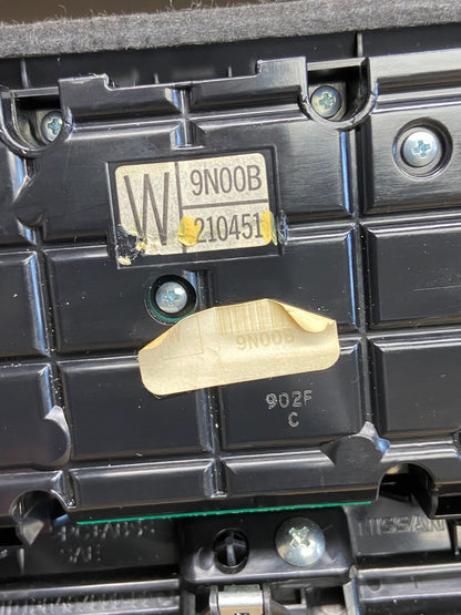 2009-2014 Nissan Maxima Center Console Climate Control Radio Bezel AG5075 DG5