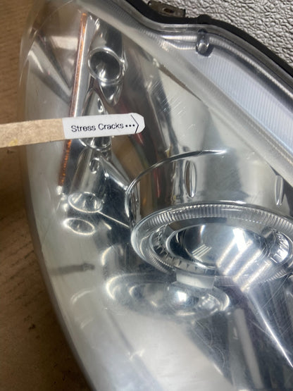 1995-1996 Mitsubishi Eclipse Left+Right Set LED Chrome Headlight AA6214 DG6