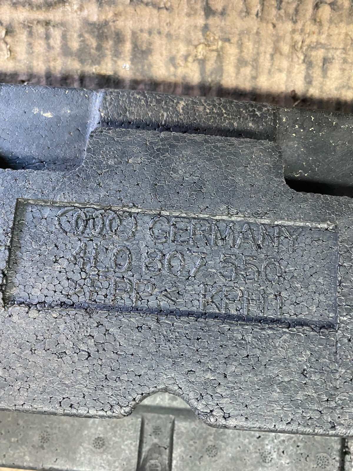 2007 2008 2009 Audi Q7 Front Bumper Impact Absorber Foam N2114 DG6