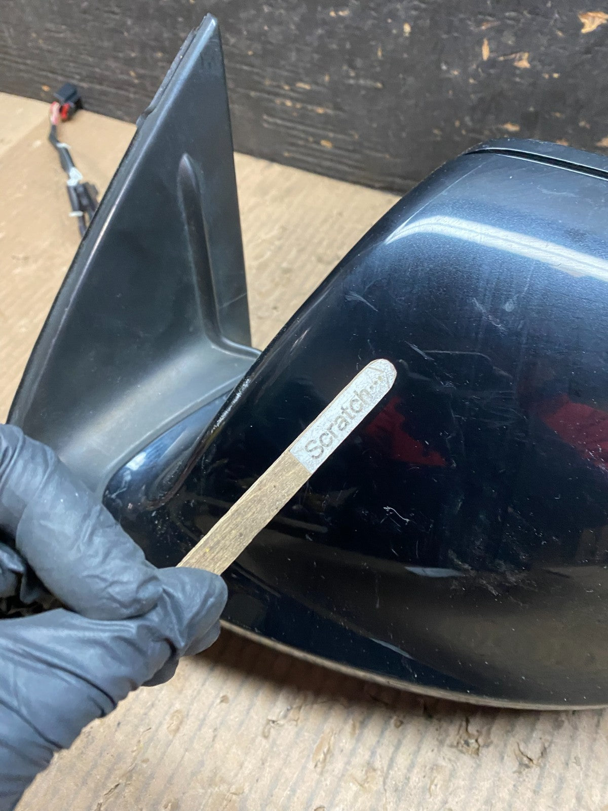2007 to 2009 Audi Q7 Left Driver Lh Side View Trn Sig Door Mirror W9893 MS6