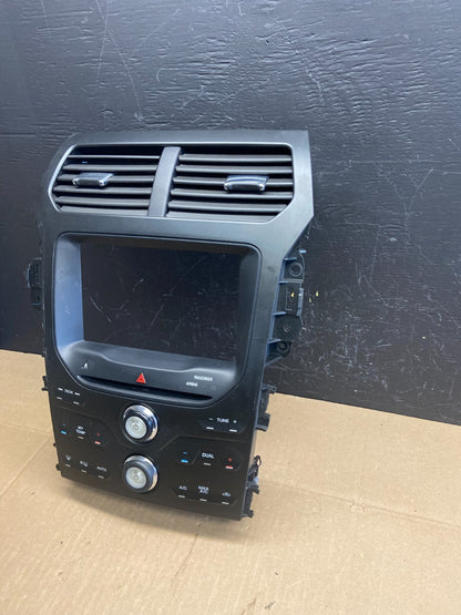 2013-2015 Ford Explorer Radio Heater Climate A/C Control Bezel  Trim AB9295 DG1