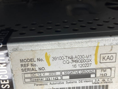 2011 to 2013 Honda Odyssey Radio AM/FM Control Panel X5741 DG7