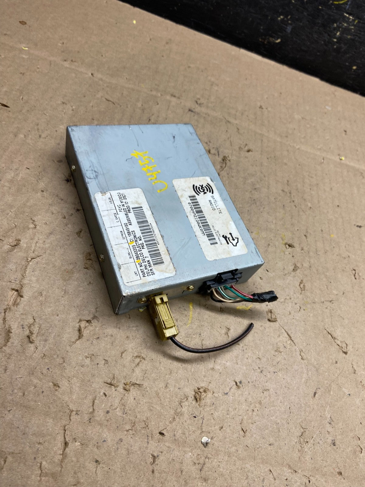 2007 - 2014 Chevrolet Tahoe GMC Yukon Radio Satellite Control Module U4757 DG4