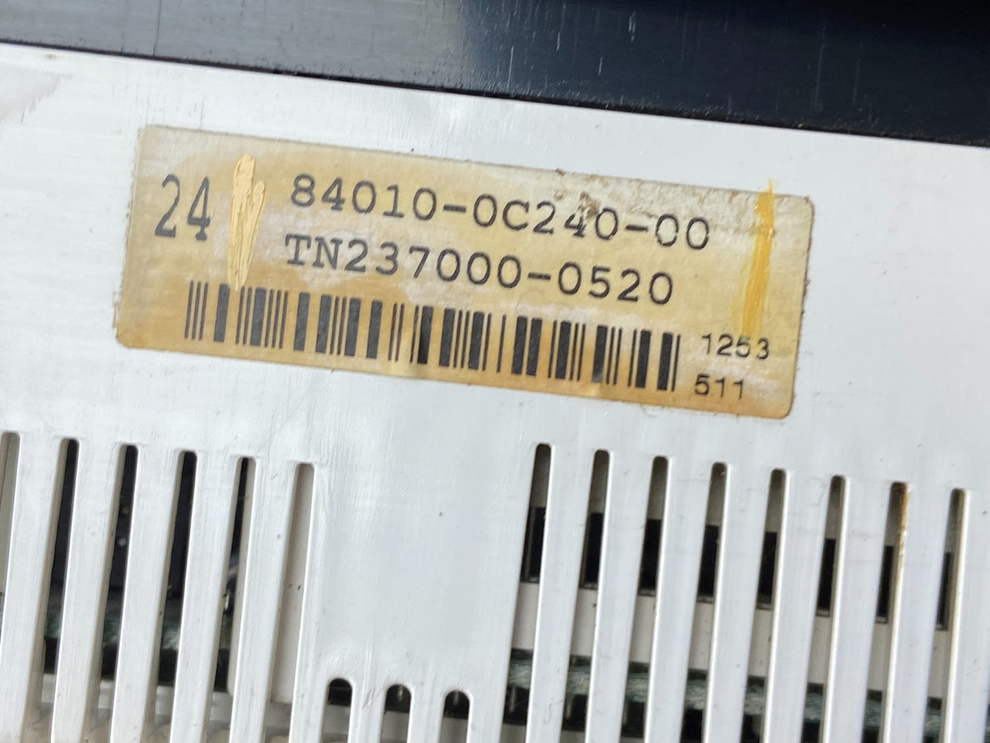 2003 2004 Toyota Tundra Climate Control Panel Radio Bezel AD7234 DG6