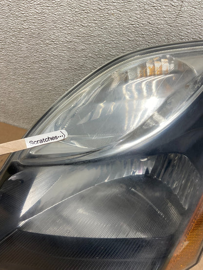 2010 - 2012 Nissan Sentra Halogen Left Driver LH Side Black Headlight Y0424 GD3