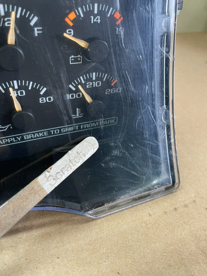 1995 to 1999 Chevrolet Silverado Suburban Cluster Gauge Speedometer AG1051 DG5