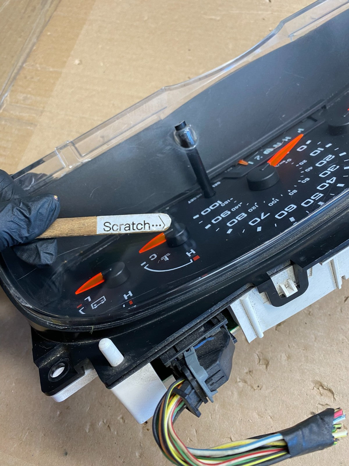2006 Ford E350 Gauge Speedometer Cluster ag6284 DG3