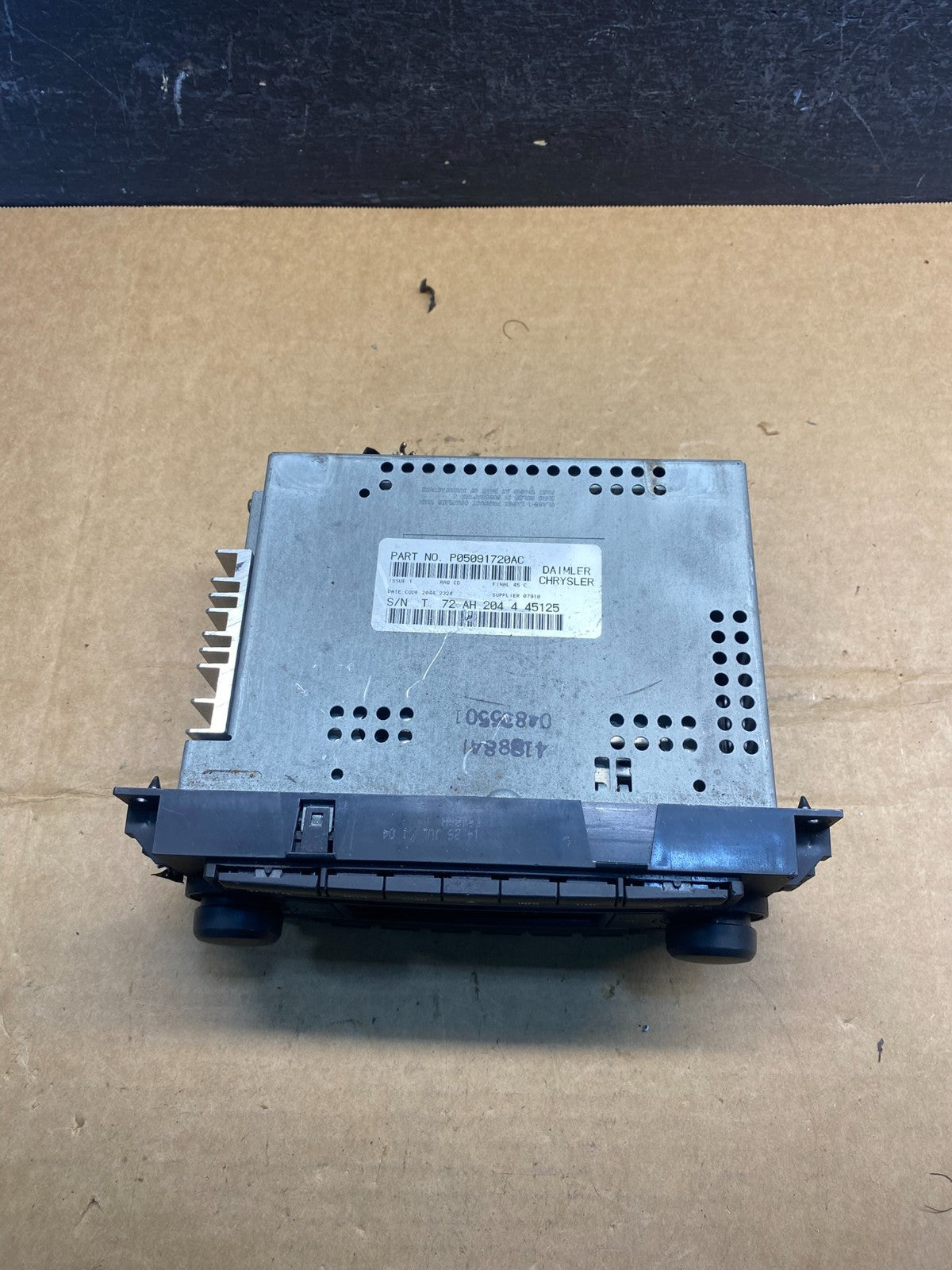 2007-2012 Chrysler Dodge Jeep Ram Radio CD MP3 AUX Receiver AD7348 DG3