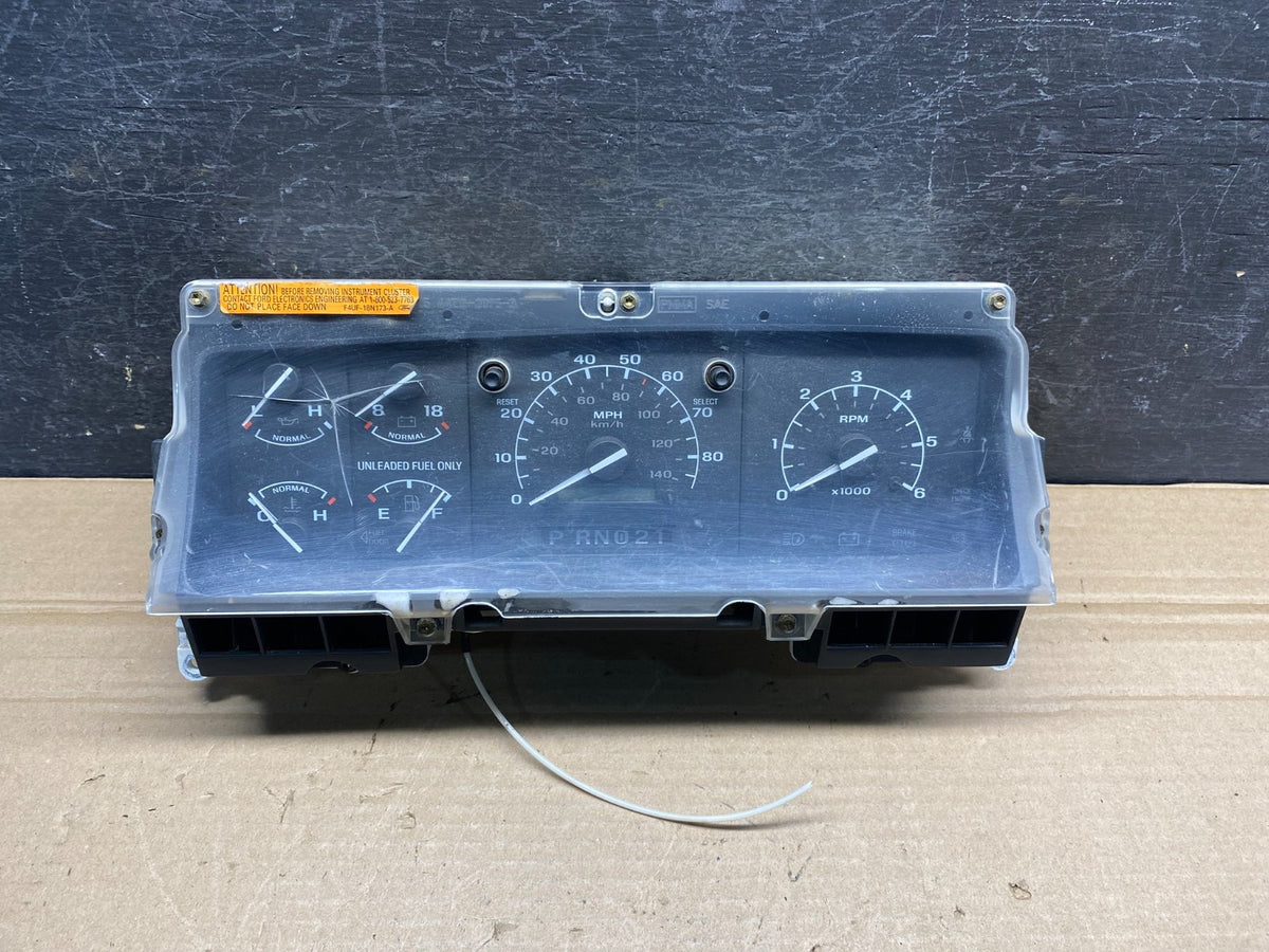 1992 to 1997 Ford F250 F350 Speedometer Cluster Gauge AH7525 DG0
