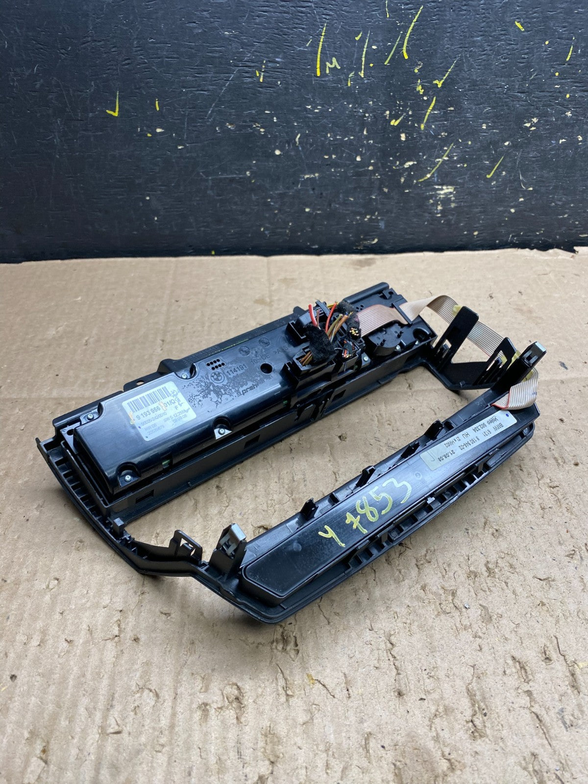 2007-2013 Bmw X5 AC Heater Climate Control Temperature Panel Trim Oem Y7853 DG4