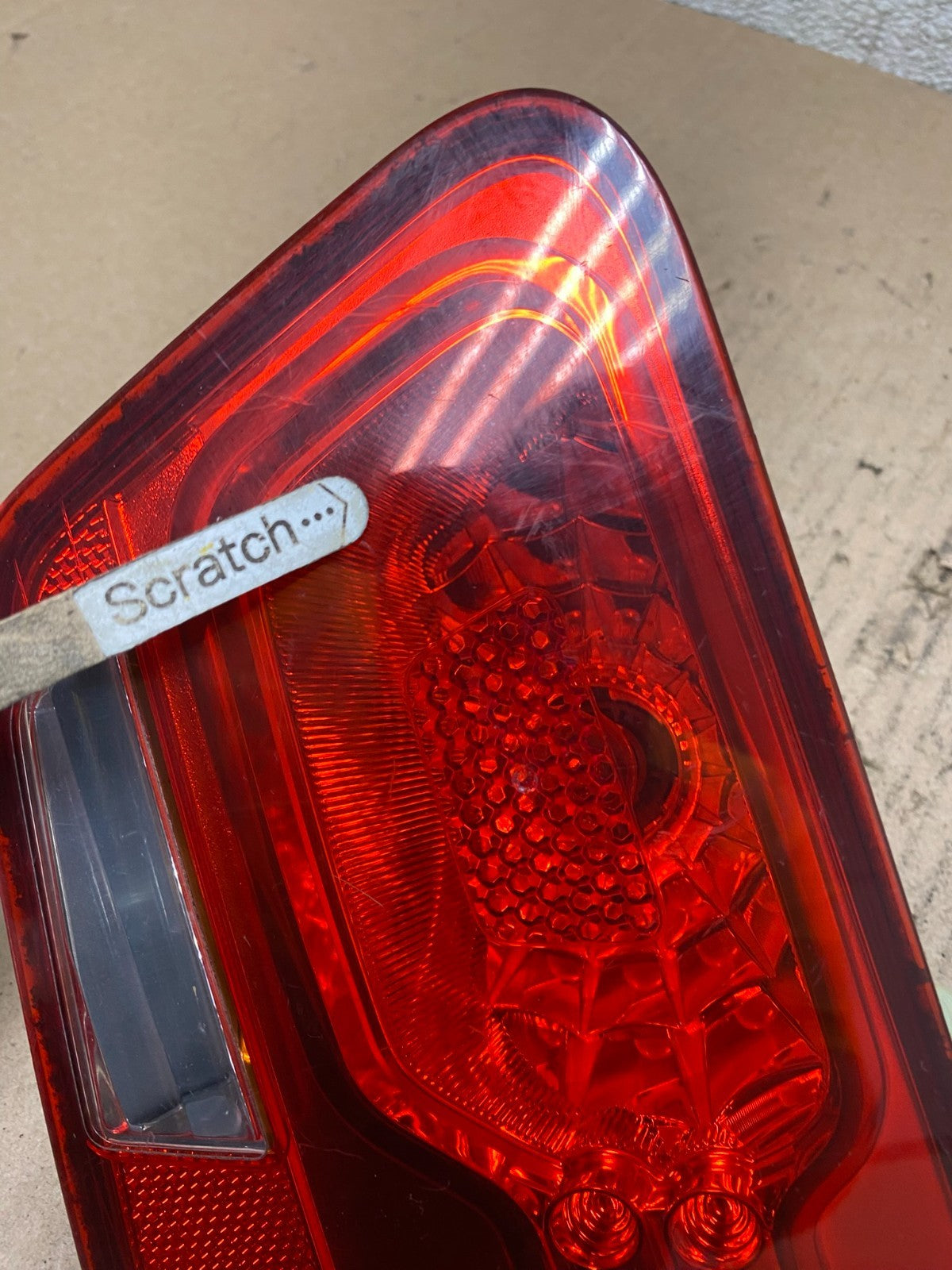 2010 to 2013 Kia Forte Right Passenger RH Side Tail Light Inner P9682 DW3