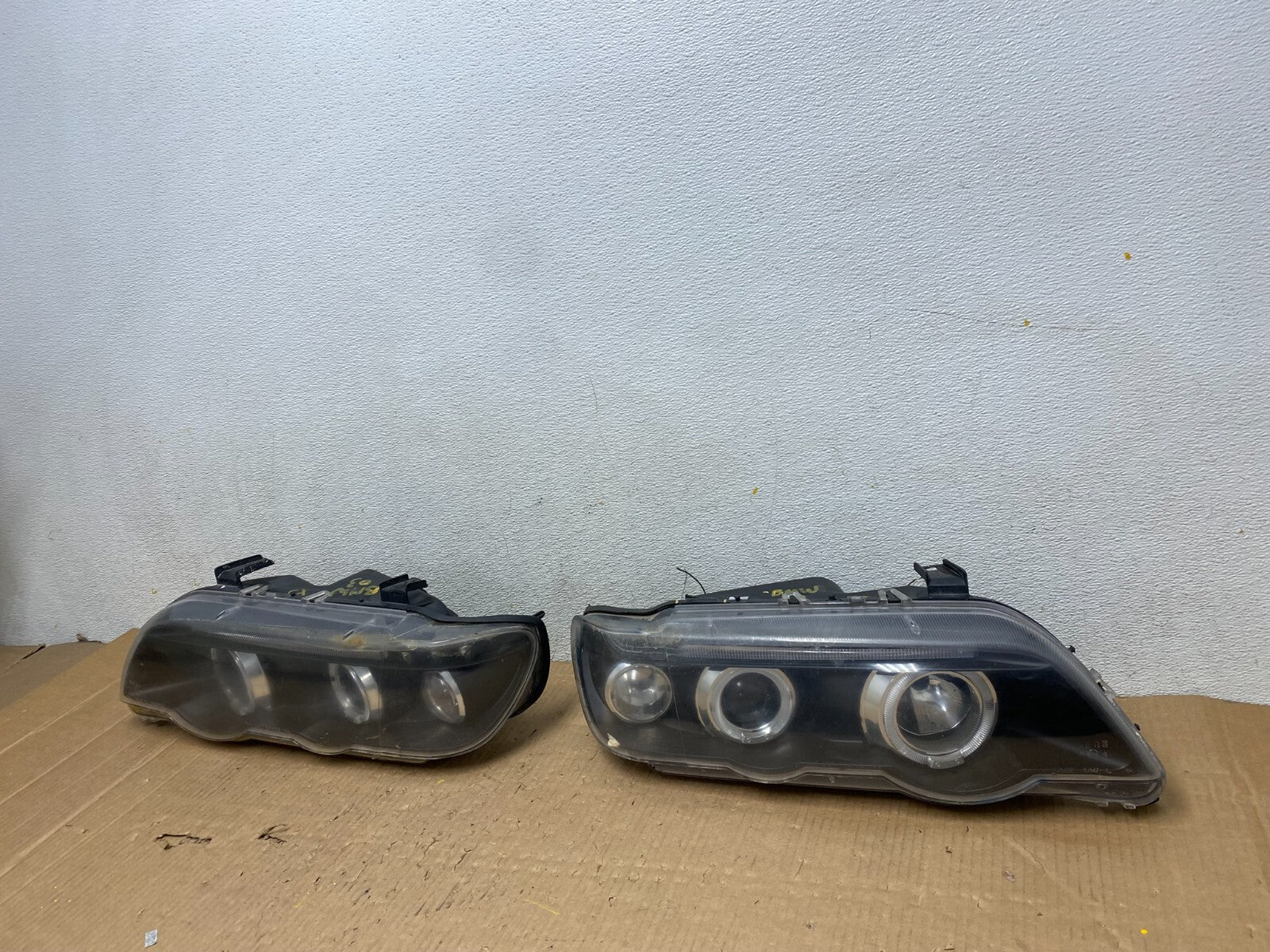 1999 to 2003 Bmw X5 E53 Headlight LEft+Right Set Side Xenon Hid H06951