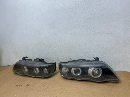 1999 to 2003 Bmw X5 E53 Headlight LEft+Right Set Side Xenon Hid H06951