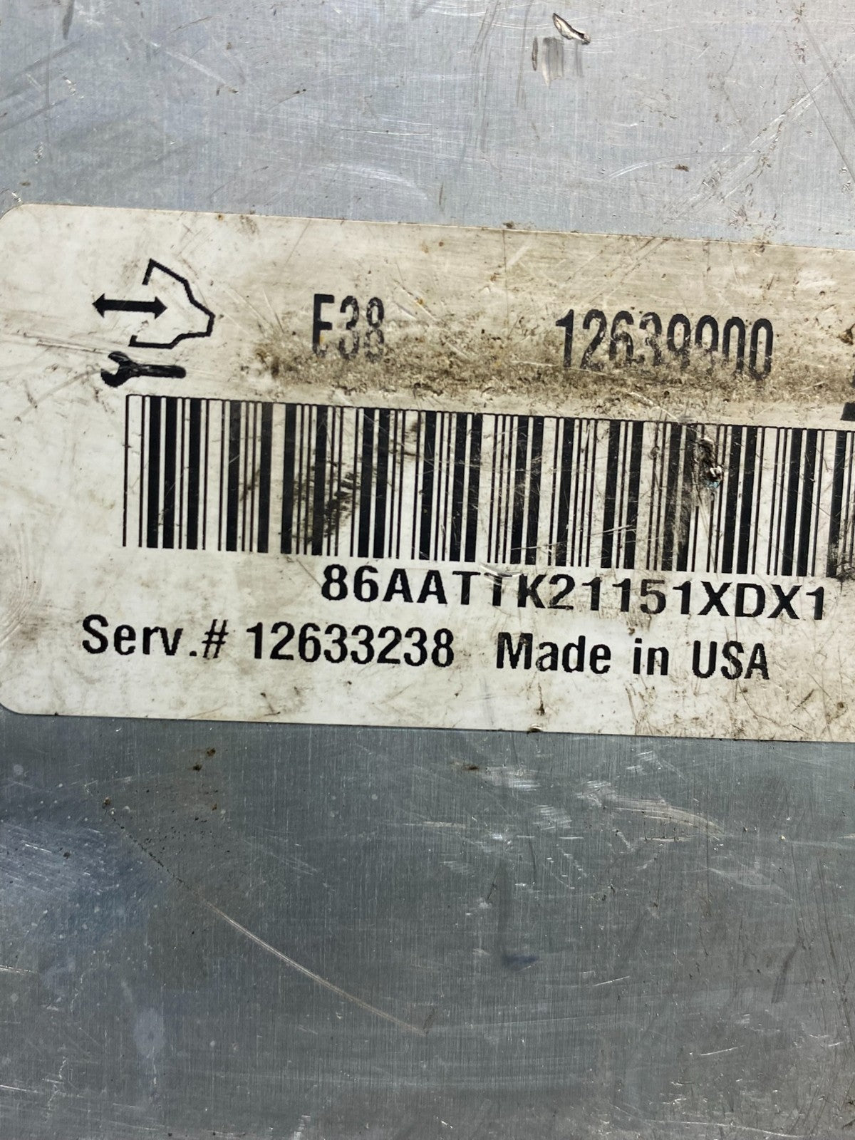 2010 to 2013 Chevrolet Silverado Yukon Engine Control Module ECM ECU AD9452 DG2
