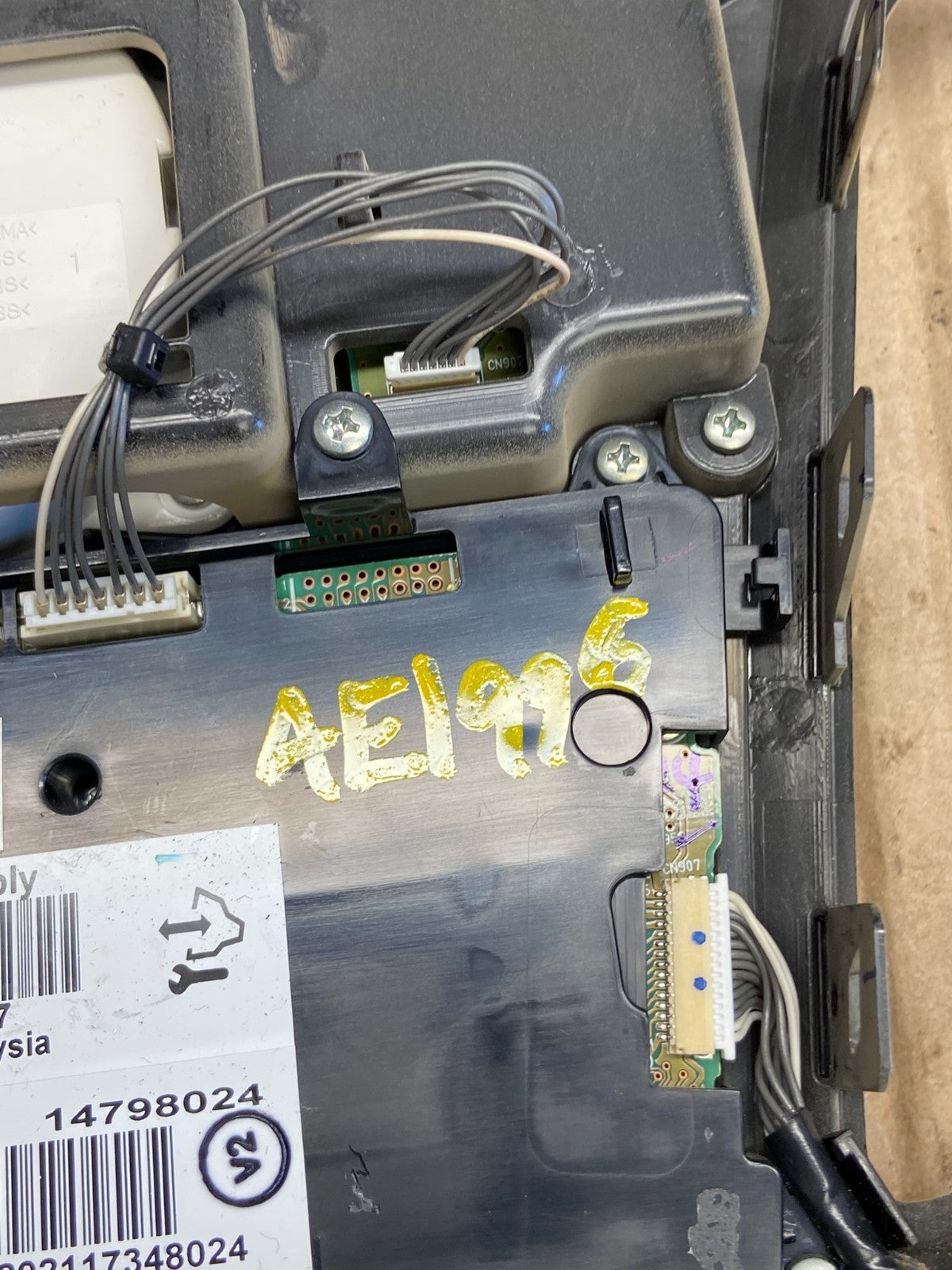 2008-2012 Cadillac CTS A/C Heater Radio Climate Control Panel Bezel OE AE1996 DG7