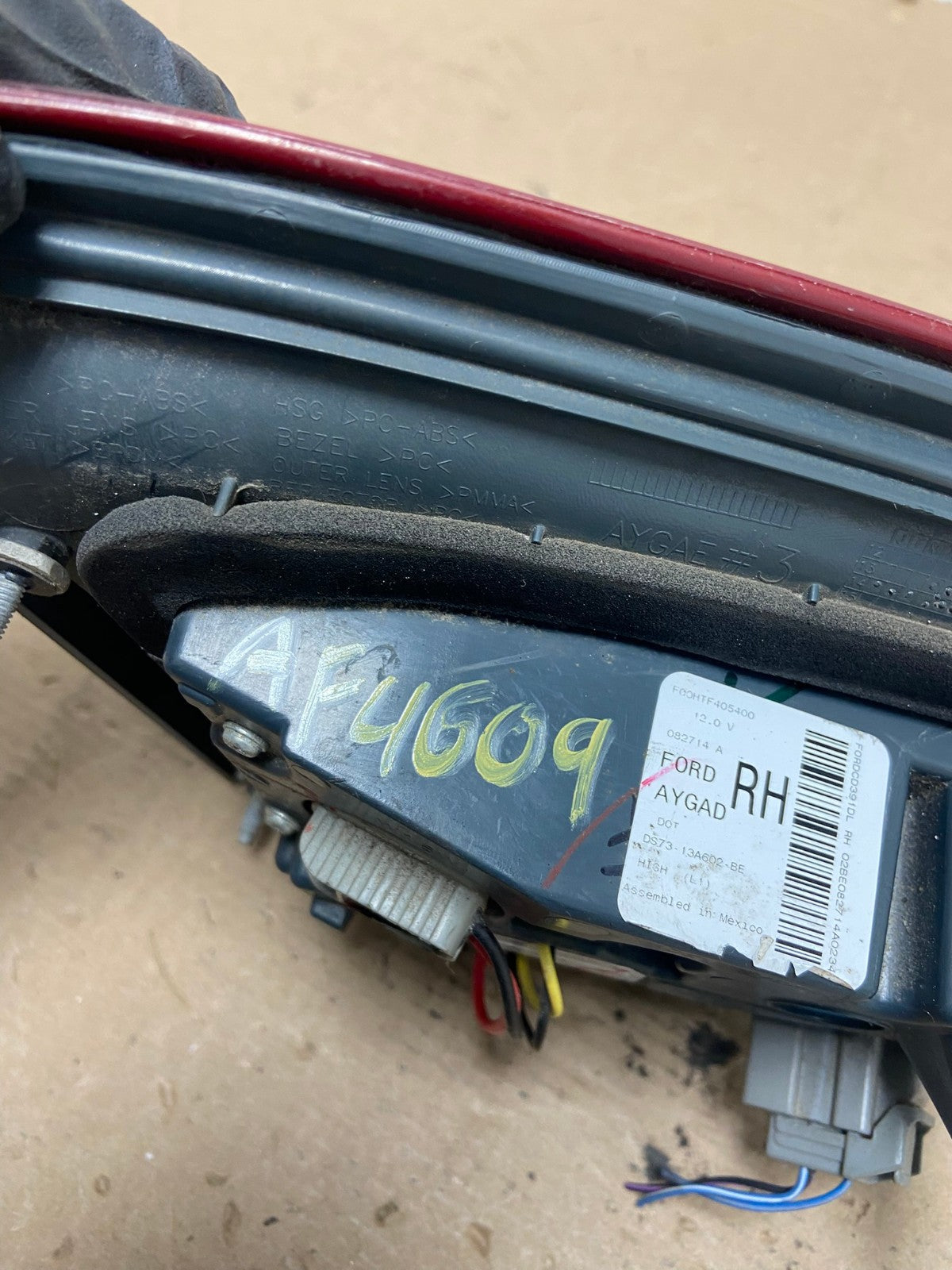 2013 to 2016 Ford Fusion Right Passenger RH Side Tail Light Inner AF4609 LK6