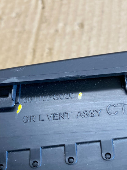 2009 to 2013 Subaru Forester Dash Radio Trim Bezel Center Vent AC9451 DG4