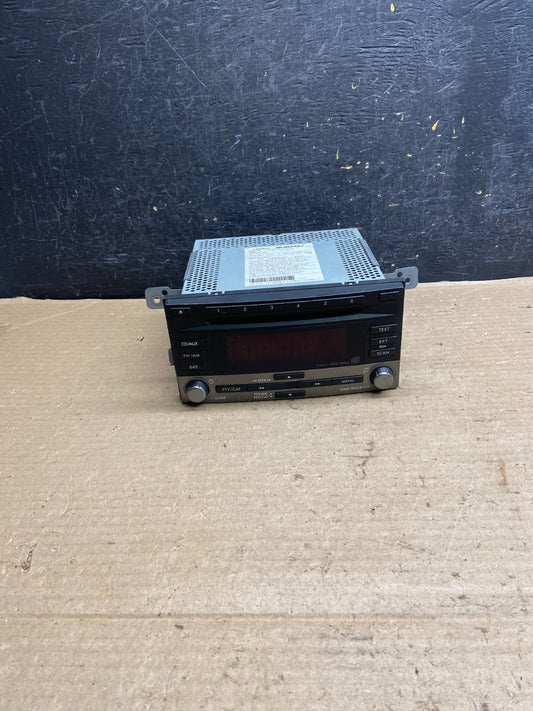 2009 to 2013 Subaru Forester Radio CD Player AUX AM/FM AH3896 DG0