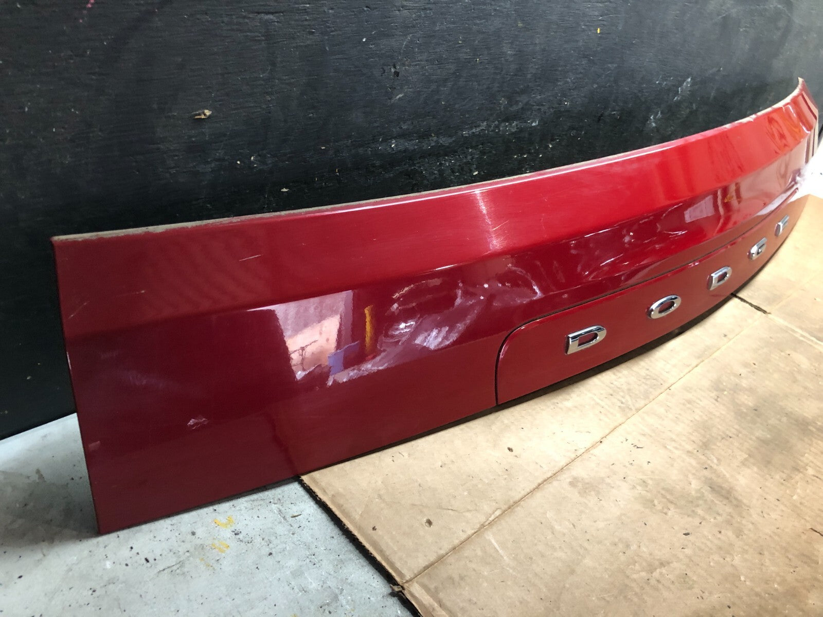 2011-2018 Dodge Grand Caravan Black Rear Tail Gate Trim Molding Panel OEM A07971