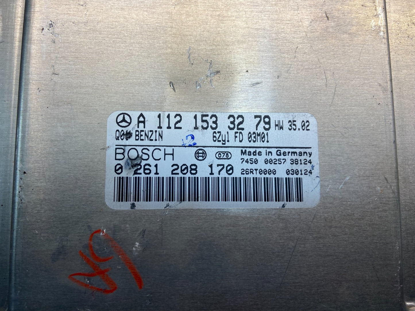 1999 to 2005 Mercedes E320 CLK320 Engine Control Unit ECU Module AC0527 DG2