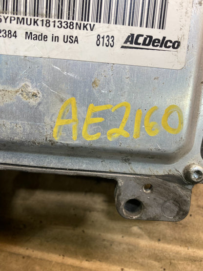 2008 Chevrolet Silverado 2500 5.3L Engine Control Module ECM ECU AE2160 DG3