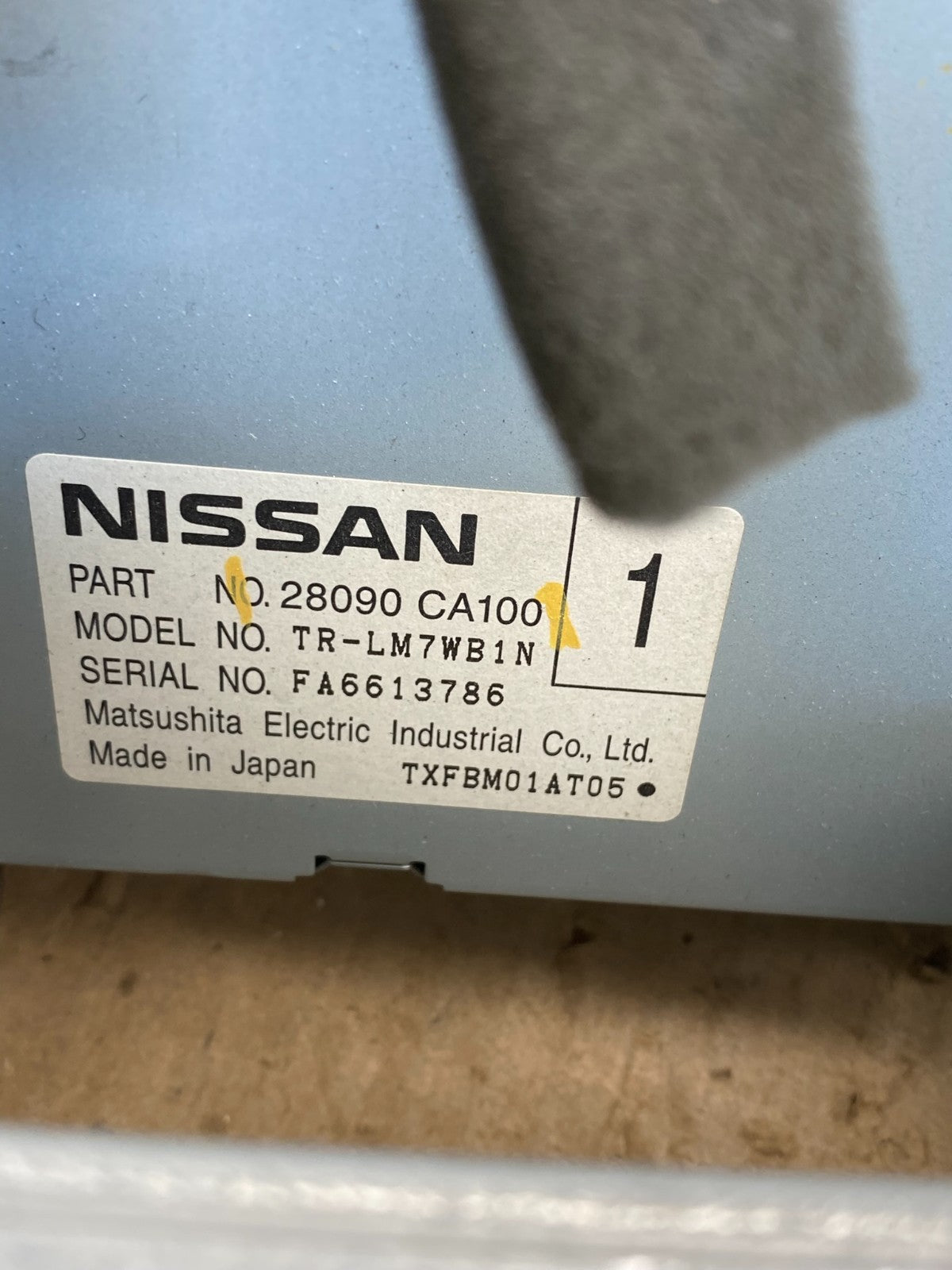2011 - 2013 Nissan Murano Radio CD Gps Screen Navigation Display AB9639 DG6