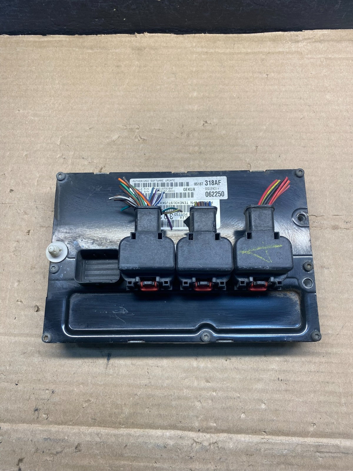 2008 Jeep Grand Cherokee Commander 3.7L Engine Computer ECU p05187318af AF4015 D0