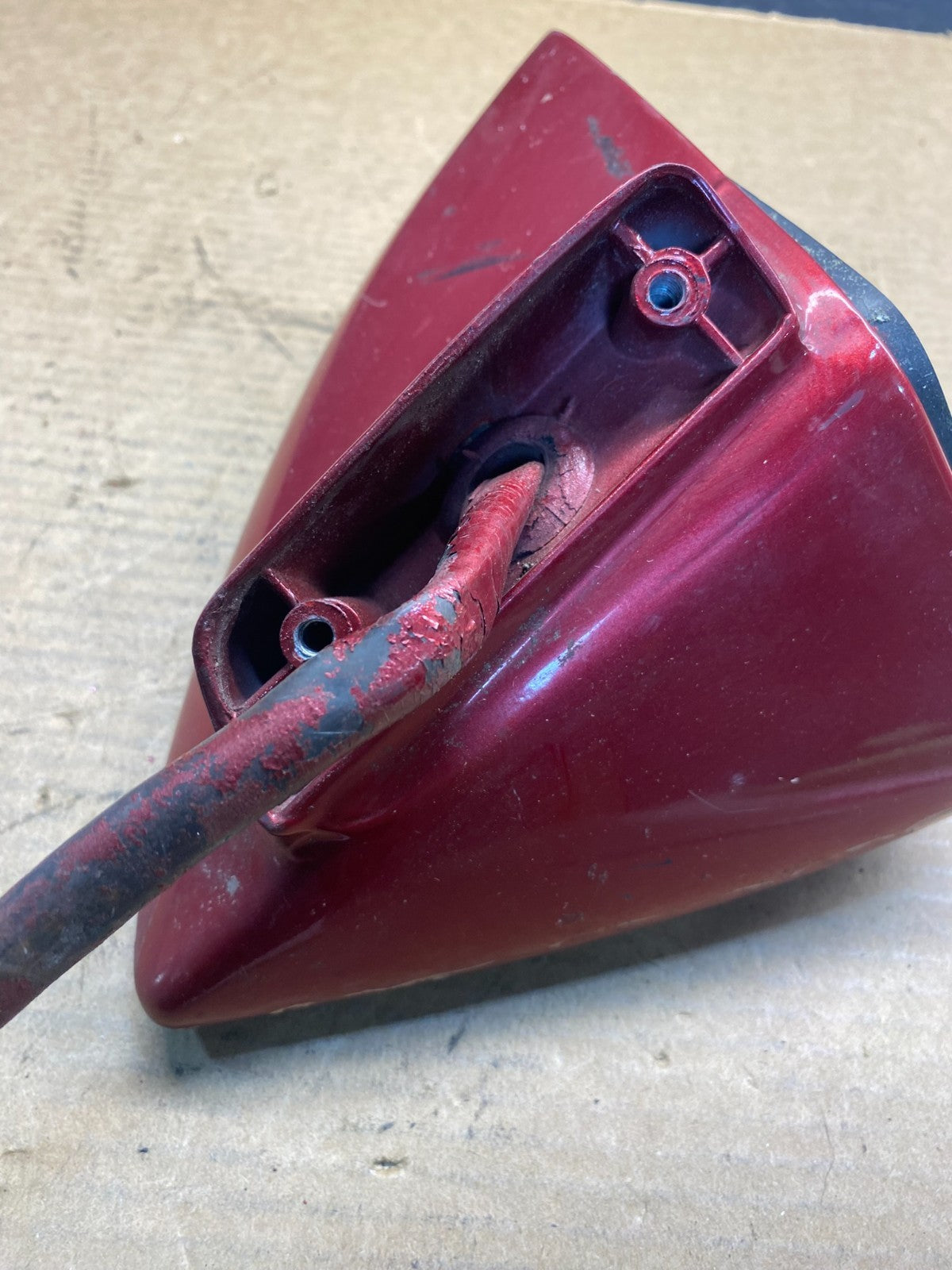 1984 to 1989 Chevrolet Corvette Left Driver View Heated Door Mirror OE ad9907 DG4